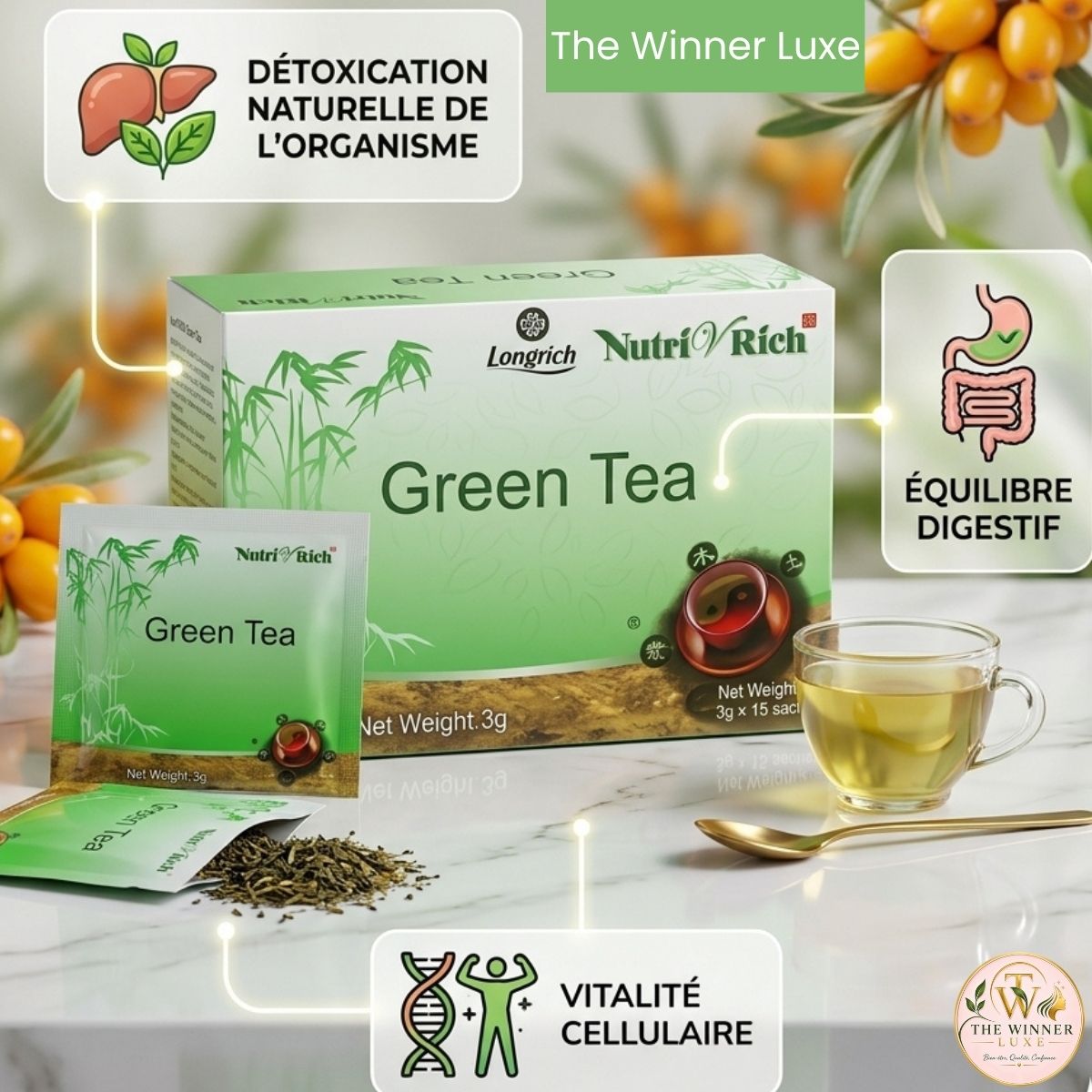 thé vert longrich